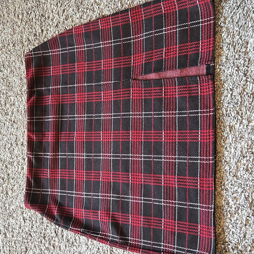 Plaid Mini Skirt